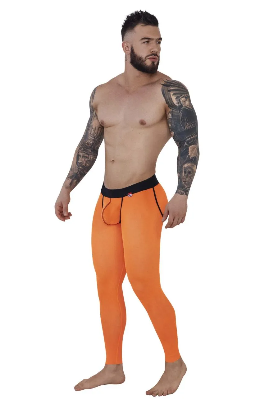 Clothing_Pikante_Mens Underwear Pikante PIK 1271 Sonar Athletic Pants Color Orange