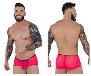 Clothing_Pikante_Mens Underwear Pikante PIK 1273 Sonar Trunks Color Fuchsia