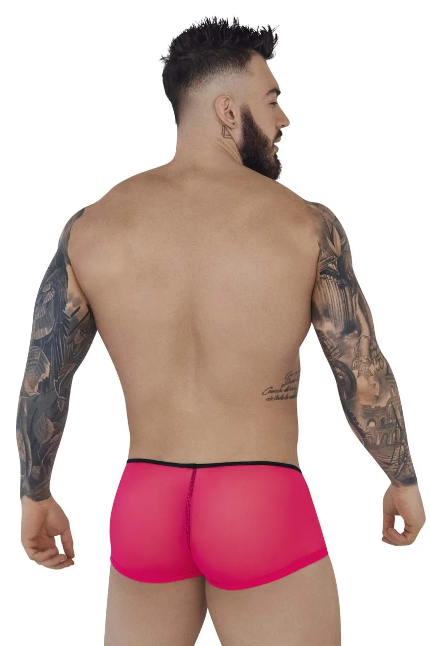 Clothing_Pikante_Mens Underwear Pikante PIK 1273 Sonar Trunks Color Fuchsia