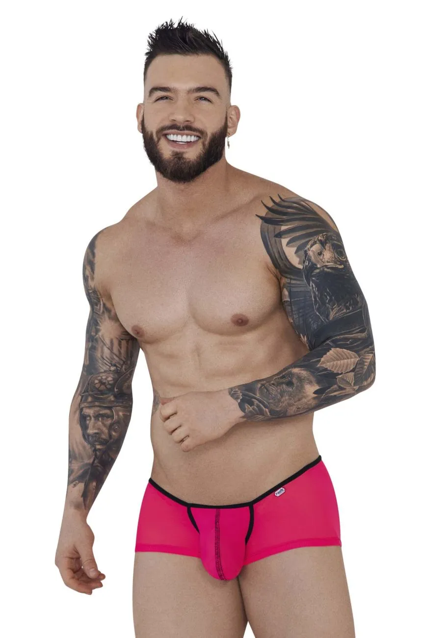 Clothing_Pikante_Mens Underwear Pikante PIK 1273 Sonar Trunks Color Fuchsia