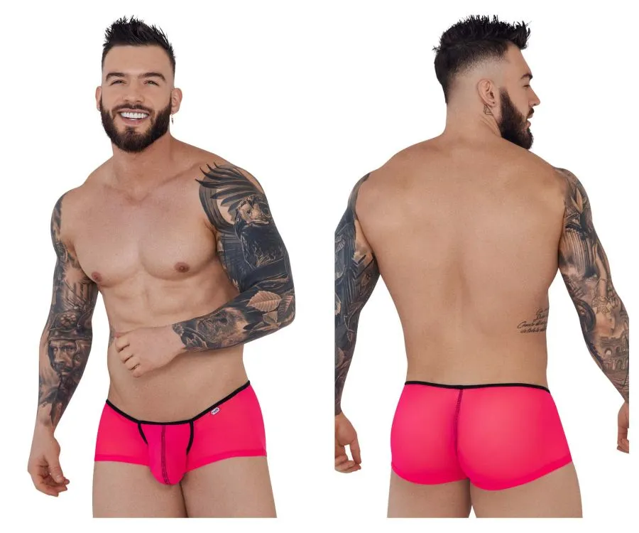 Clothing_Pikante_Mens Underwear Pikante PIK 1273 Sonar Trunks Color Fuchsia