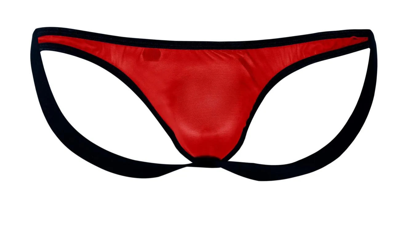 Clothing_Pikante_Mens Underwear Pikante PIK 1280 Sonar Jockstrap Color Red