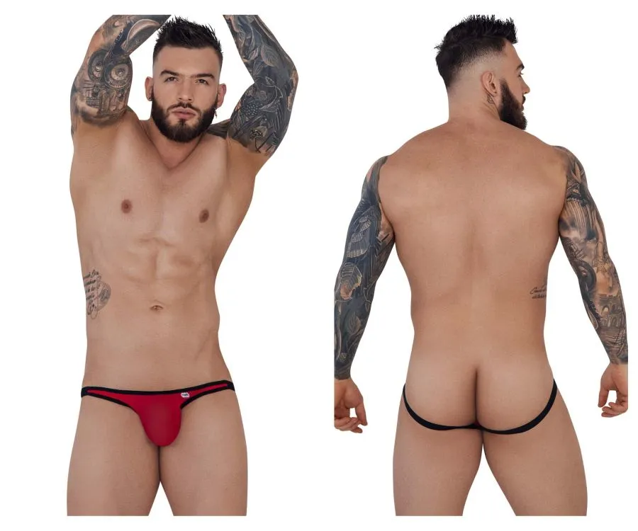 Clothing_Pikante_Mens Underwear Pikante PIK 1280 Sonar Jockstrap Color Red