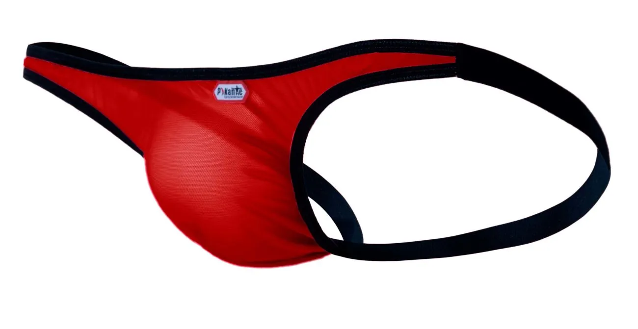 Clothing_Pikante_Mens Underwear Pikante PIK 1280 Sonar Jockstrap Color Red