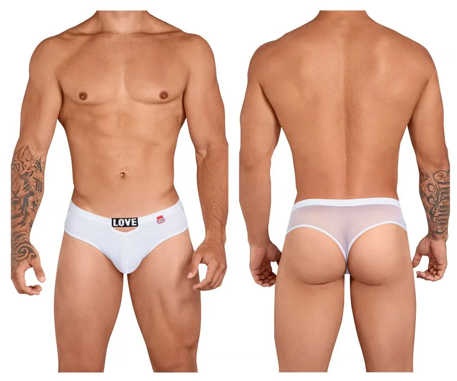 Clothing_Pikante_Mens Underwear Pikante PIK 8065 Attitude Thongs Color White