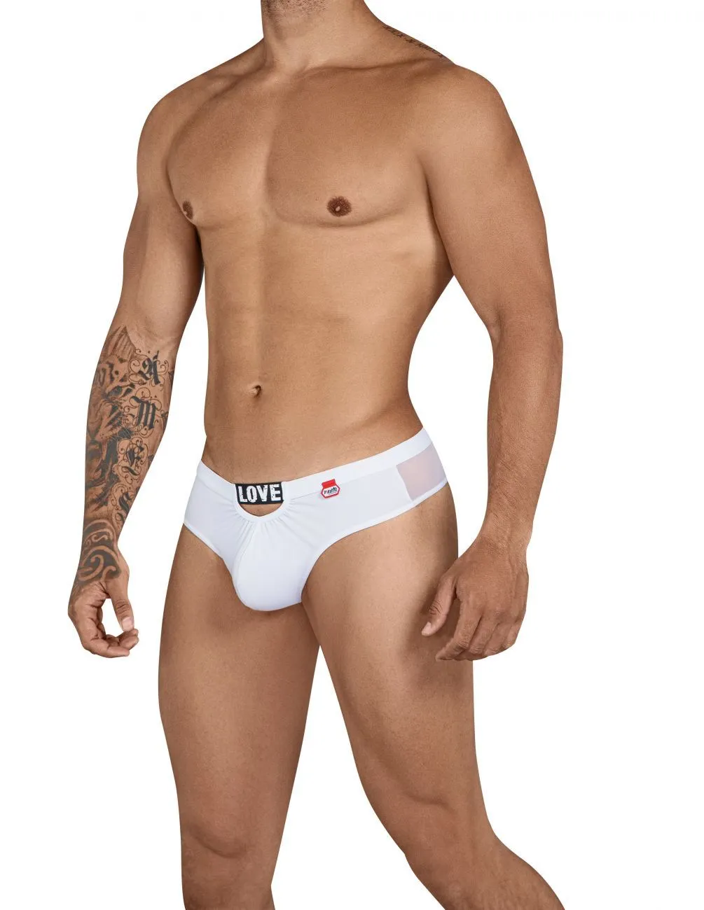 Clothing_Pikante_Mens Underwear Pikante PIK 8065 Attitude Thongs Color White