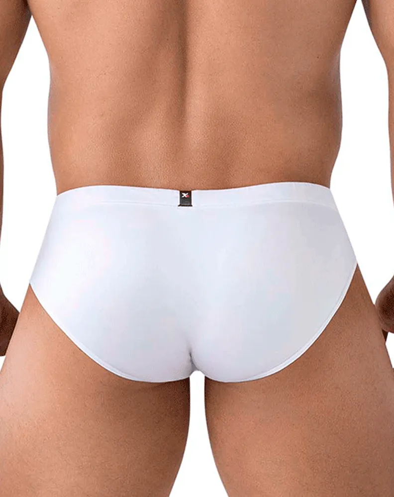Clothing_Xtremen_Mens Underwear Xtremen 91207b Microfiber Briefs White