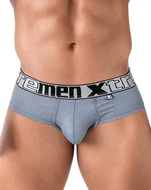 Clothing_Xtremen_Mens Underwear Xtremen 91221 Microfiber Briefs Gray