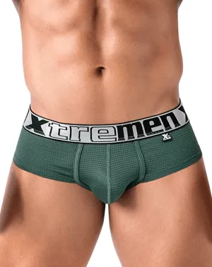 Clothing_Xtremen_Mens Underwear Xtremen 91221 Microfiber Briefs Green