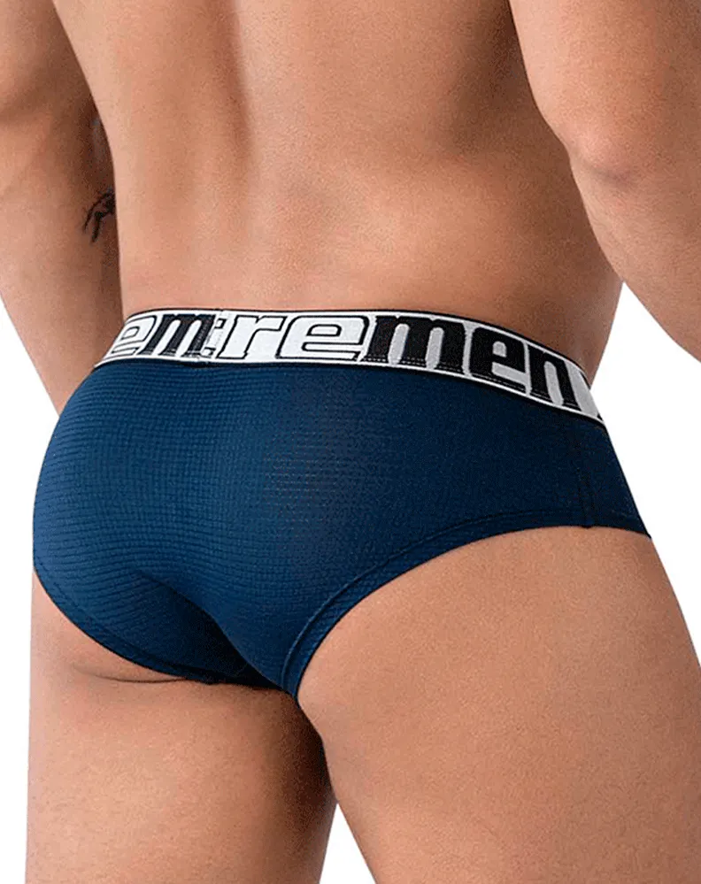 Clothing_Xtremen_Mens Underwear Xtremen 91221 Microfiber Briefs Navy