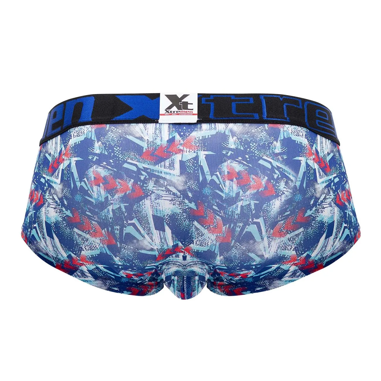 Clothing_Xtremen_Underwear Xtremen 41313 Printed Briefs Color Royal