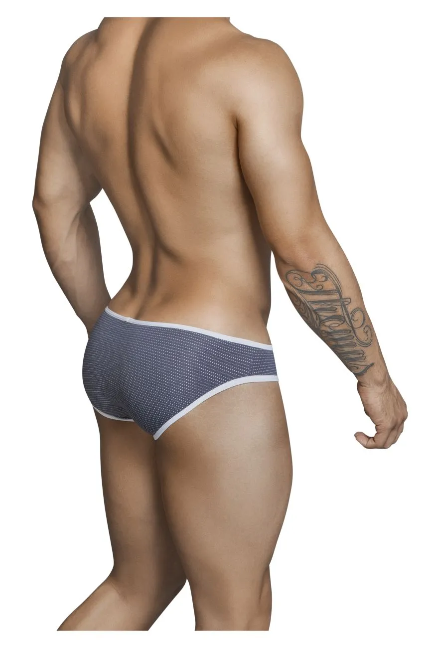 Clothing_Xtremen_Underwear Xtremen 91021X Microfiber Briefs Color Gray