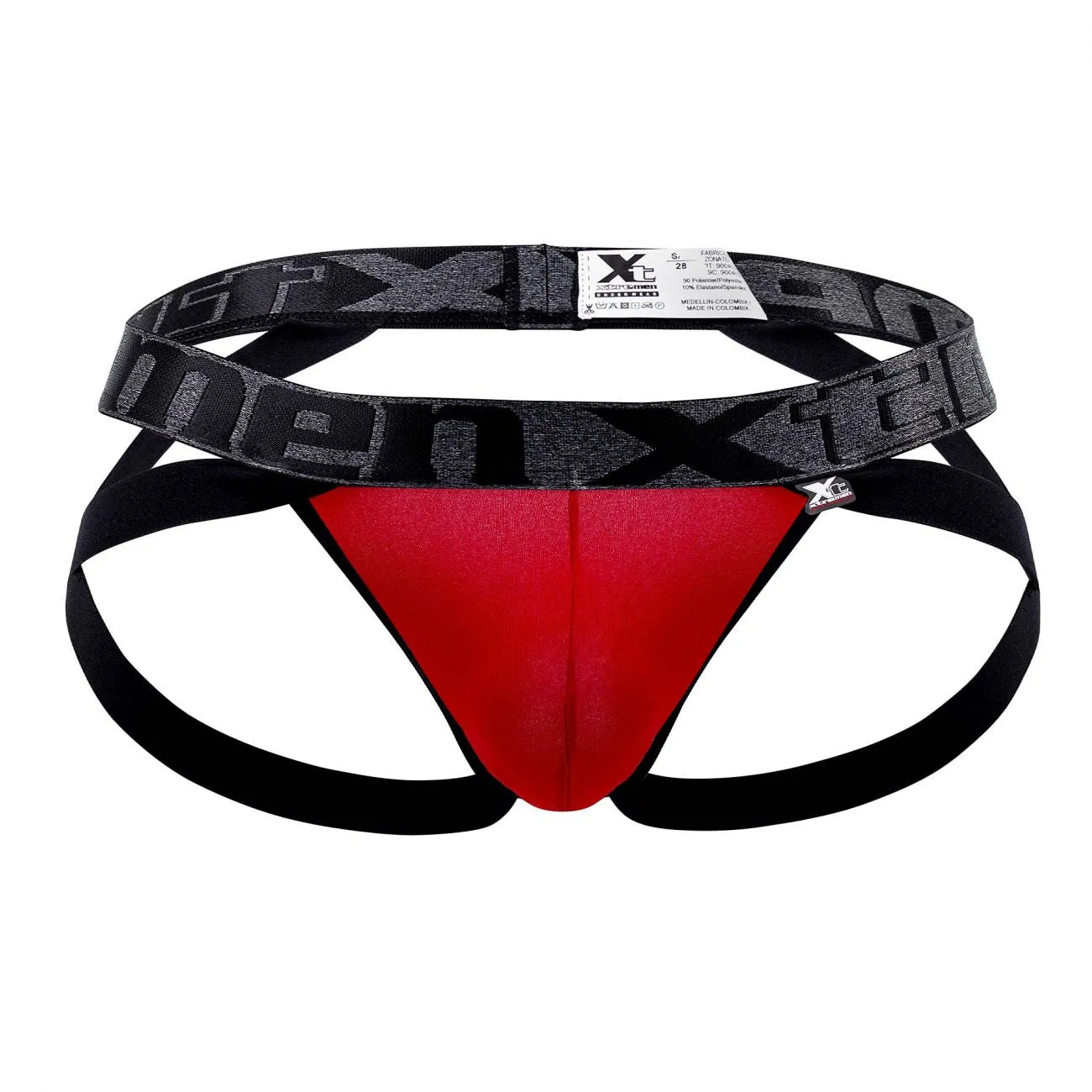 Clothing_Xtremen_Underwear Xtremen 91102 Microfiber Jockstrap Color Red