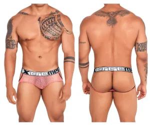 Clothing_Xtremen_Underwear Xtremen 91119 Lace Jockstrap Color Coral