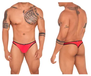 Clothing_Xtremen_Underwear Xtremen 91126 Mesh Thongs Color Red