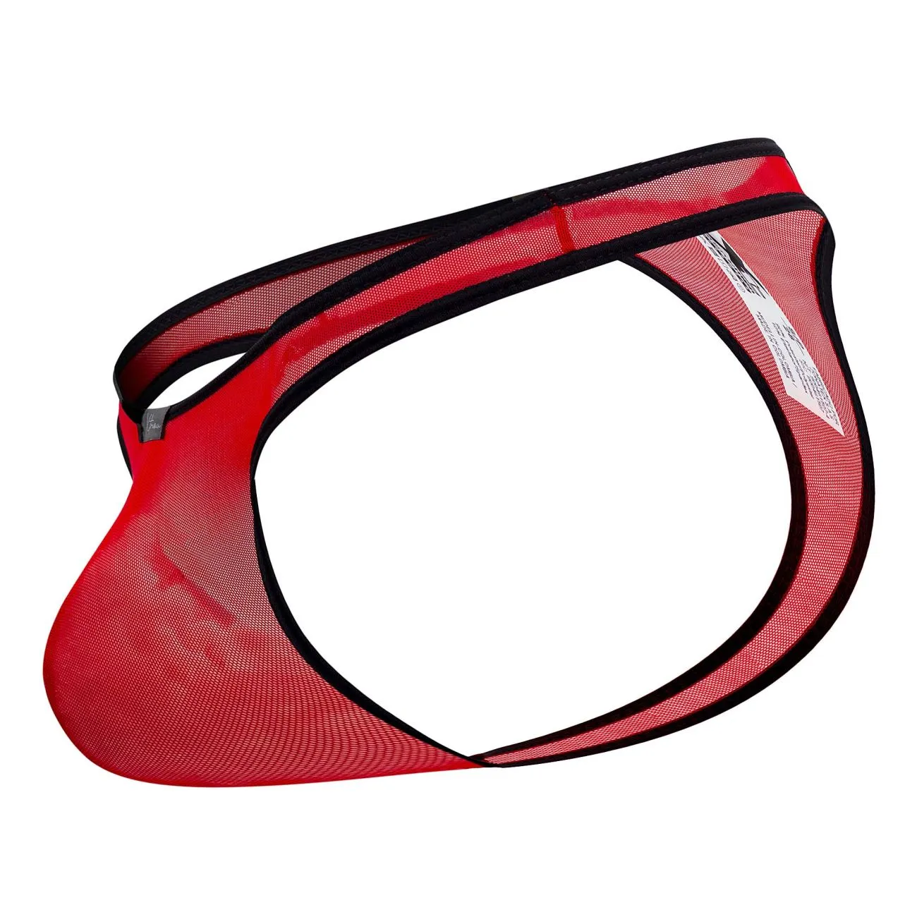 Clothing_Xtremen_Underwear Xtremen 91126 Mesh Thongs Color Red