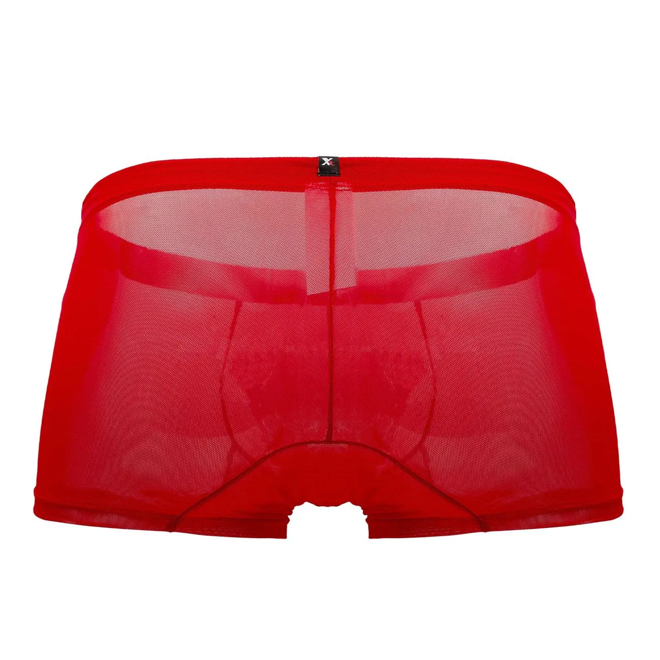 Clothing_Xtremen_Underwear Xtremen 91127 Mesh Trunks Color Red