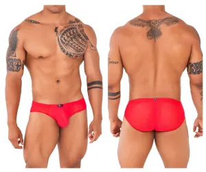 Clothing_Xtremen_Underwear Xtremen 91138 Mesh Briefs Color Red