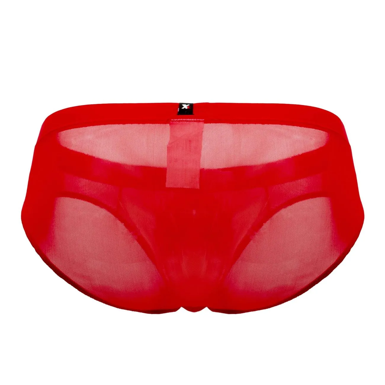 Clothing_Xtremen_Underwear Xtremen 91138 Mesh Briefs Color Red