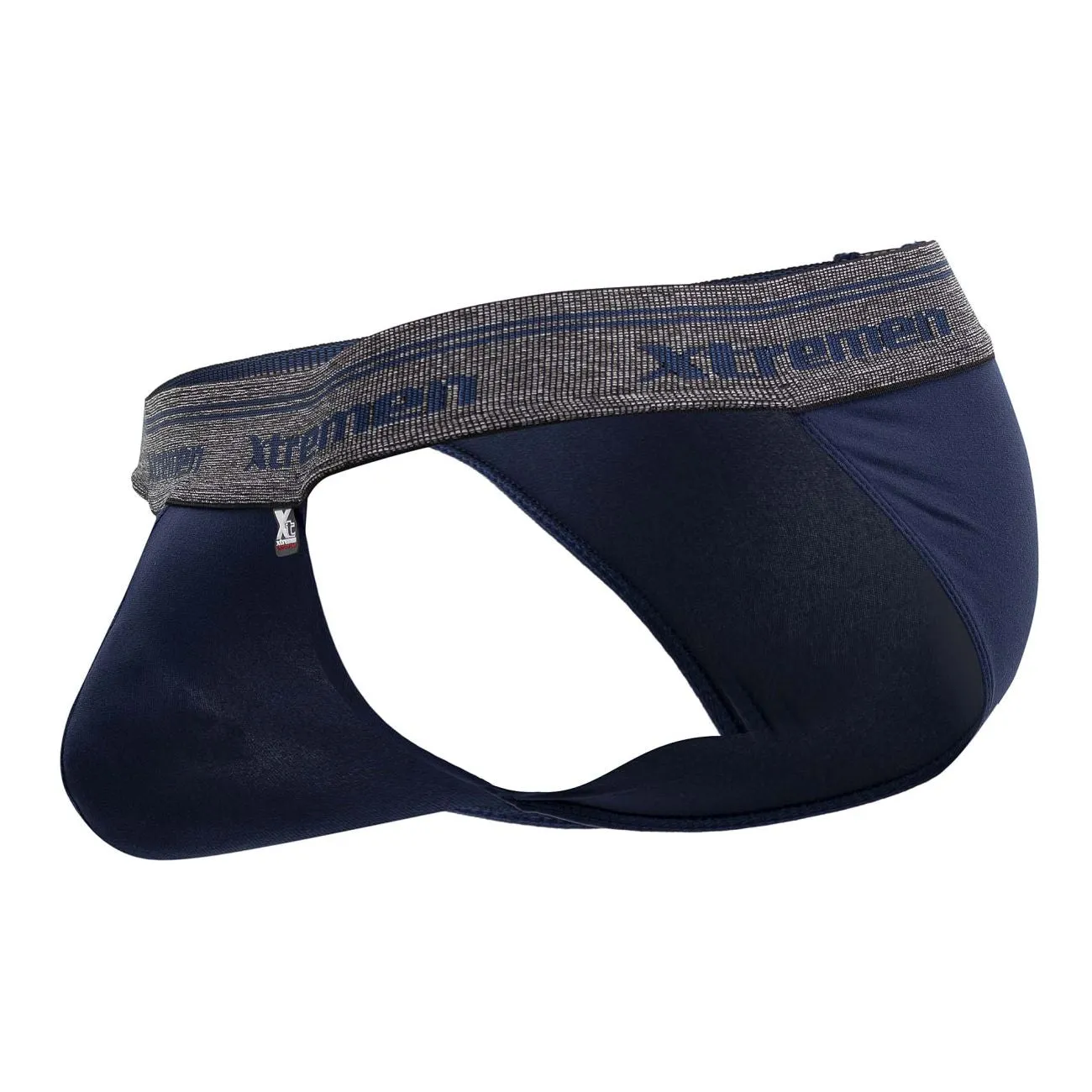 Clothing_Xtremen_Underwear Xtremen 91143 Ultra-soft Bikini Color Dark Blue