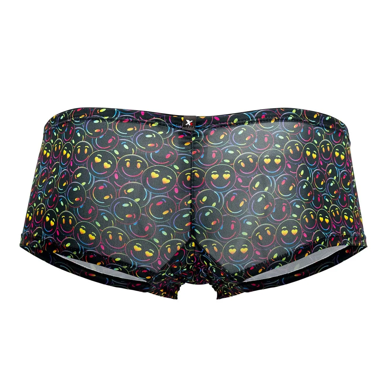 Clothing_Xtremen_Underwear Xtremen 91147 Printed Microfiber Trunks Color Smiley Face