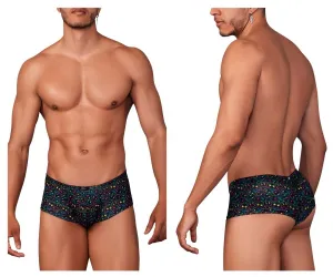 Clothing_Xtremen_Underwear Xtremen 91147 Printed Microfiber Trunks Color Smiley Face