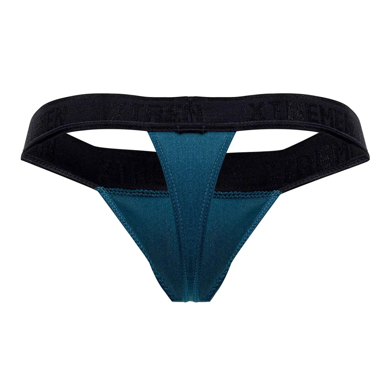 Clothing_Xtremen_Underwear Xtremen 91152 Destellante Thongs Color Teal