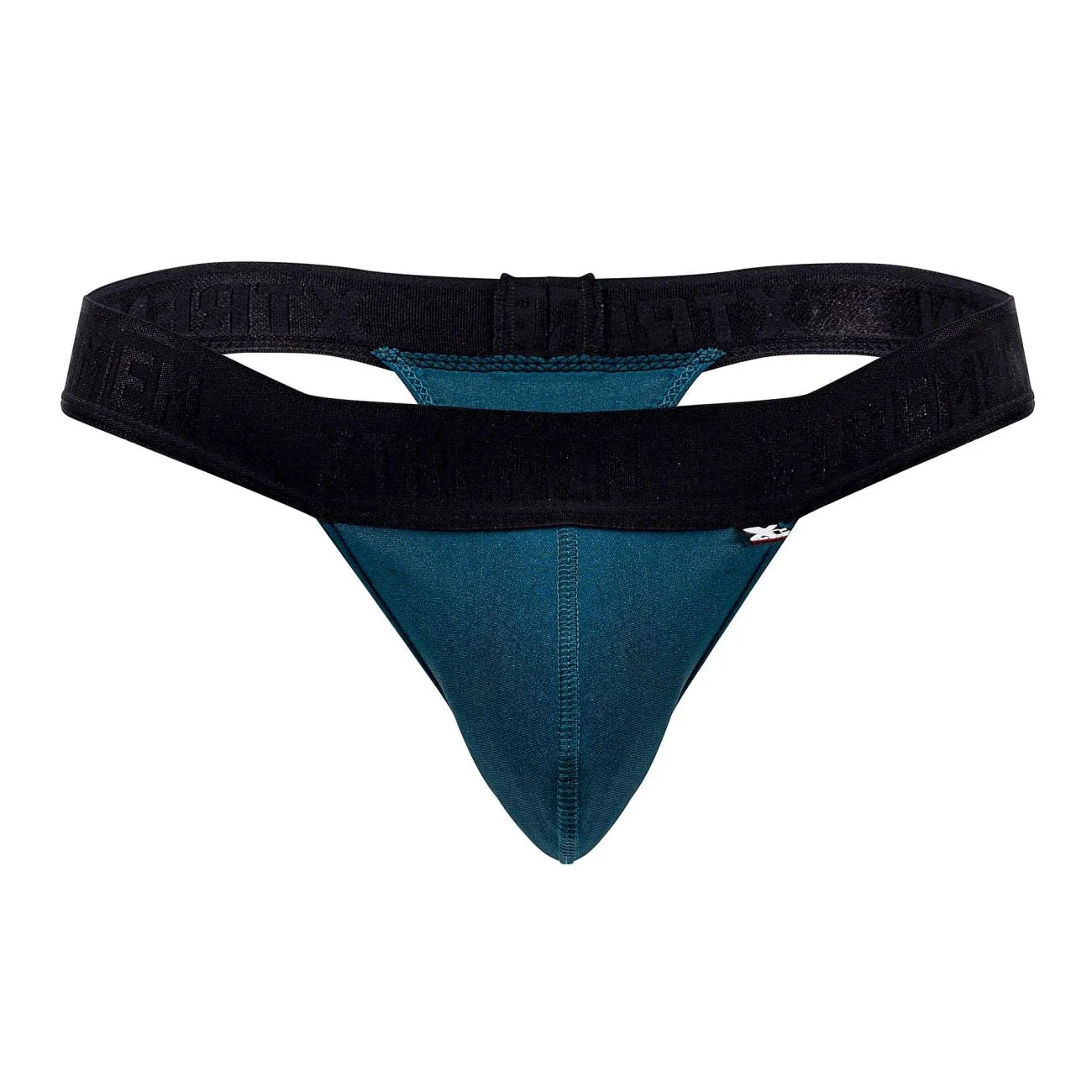 Clothing_Xtremen_Underwear Xtremen 91152 Destellante Thongs Color Teal