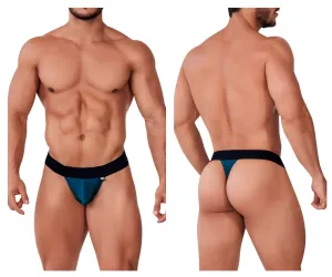 Clothing_Xtremen_Underwear Xtremen 91152 Destellante Thongs Color Teal