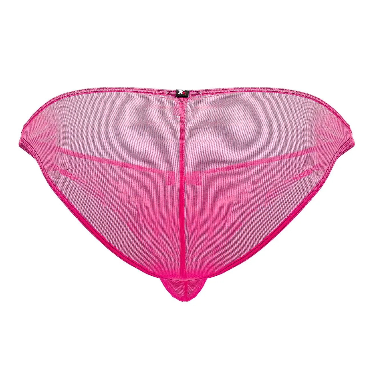 Clothing_Xtremen_Underwear Xtremen 91187 Tulle Mesh Bikini Color Pink