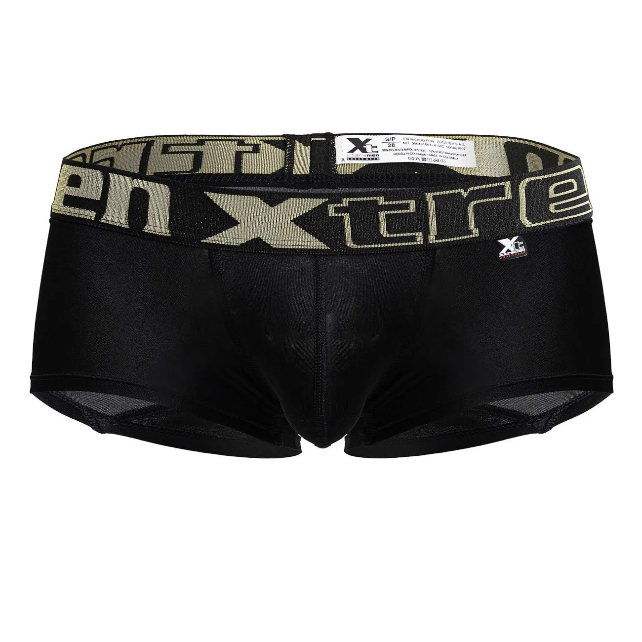 Clothing_Xtremen_Underwear Xtremen 91206B Microfiber Trunks Color Black