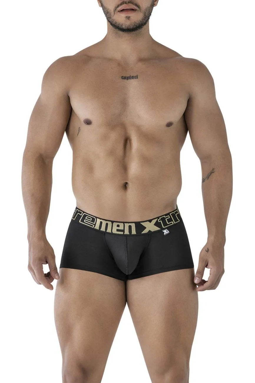 Clothing_Xtremen_Underwear Xtremen 91206B Microfiber Trunks Color Black