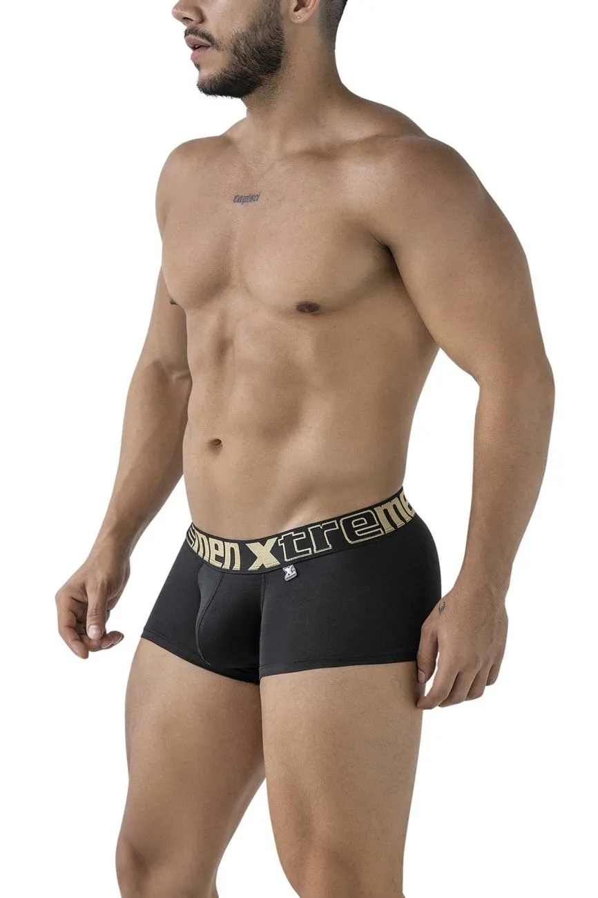 Clothing_Xtremen_Underwear Xtremen 91206B Microfiber Trunks Color Black