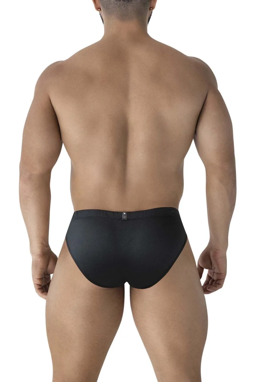 Clothing_Xtremen_Underwear Xtremen 91207B Microfiber Briefs Color Black
