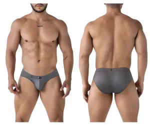 Clothing_Xtremen_Underwear Xtremen 91207B Microfiber Briefs Color Gray