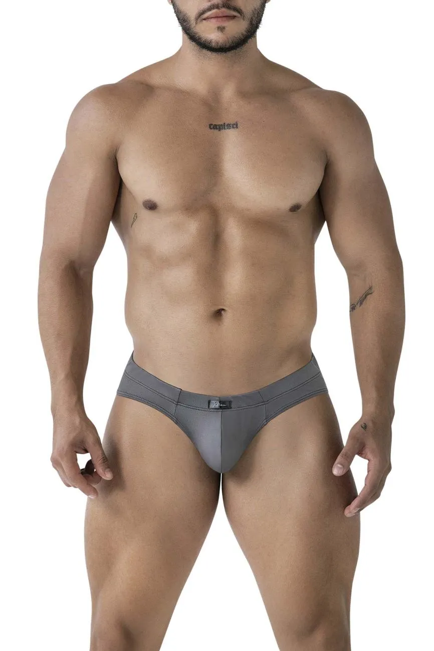 Clothing_Xtremen_Underwear Xtremen 91207B Microfiber Briefs Color Gray