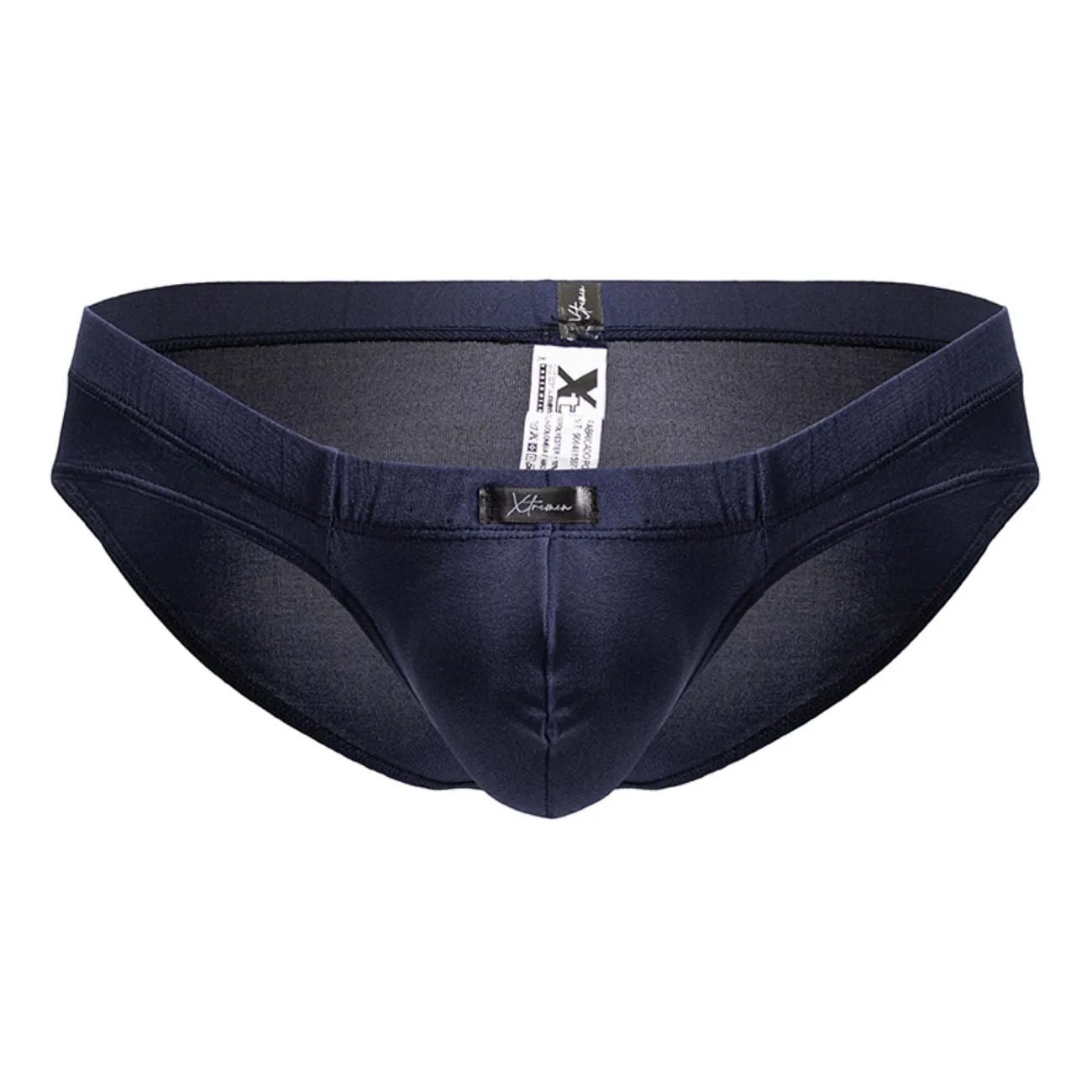 Clothing_Xtremen_Underwear Xtremen 91207B Microfiber Briefs Color Navy