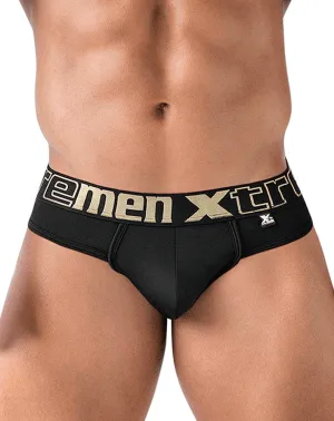 Clothing_Xtremen_Underwear Xtremen 91208b Microfiber Thongs Black