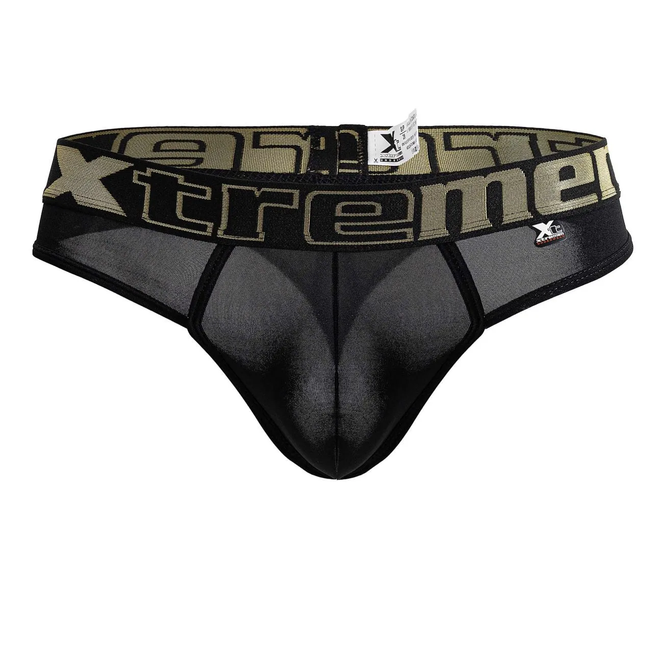 Clothing_Xtremen_Underwear Xtremen 91208B Microfiber Thongs Color Black