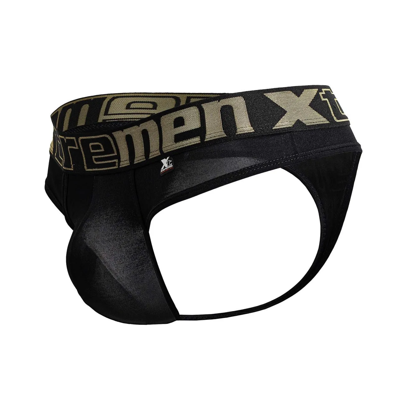 Clothing_Xtremen_Underwear Xtremen 91208B Microfiber Thongs Color Black
