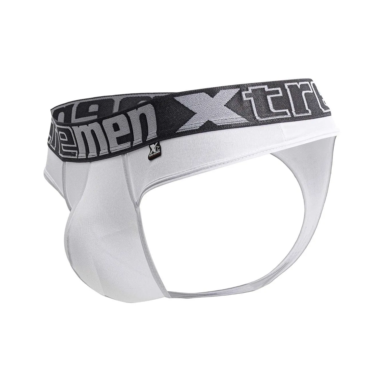 Clothing_Xtremen_Underwear Xtremen 91208B Microfiber Thongs Color White