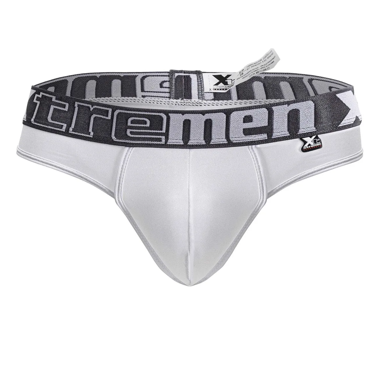 Clothing_Xtremen_Underwear Xtremen 91208B Microfiber Thongs Color White