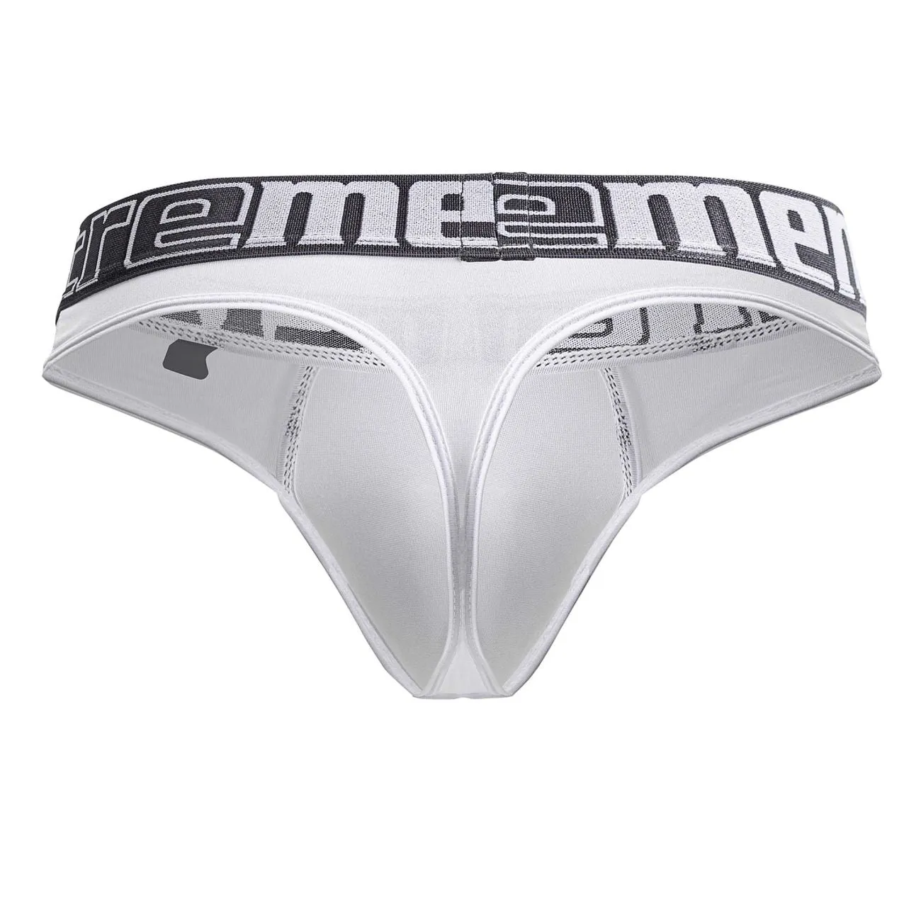 Clothing_Xtremen_Underwear Xtremen 91208B Microfiber Thongs Color White