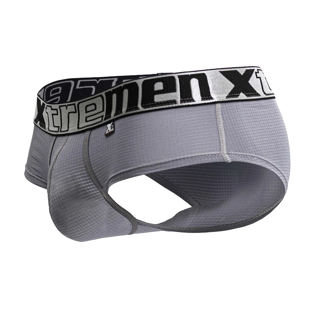 Clothing_Xtremen_Underwear Xtremen 91221 Microfiber Briefs Color Gray