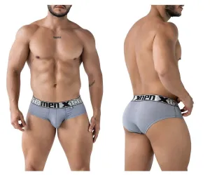 Clothing_Xtremen_Underwear Xtremen 91221 Microfiber Briefs Color Gray
