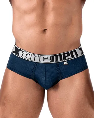 Clothing_Xtremen_Underwear Xtremen 91221 Microfiber Briefs Navy