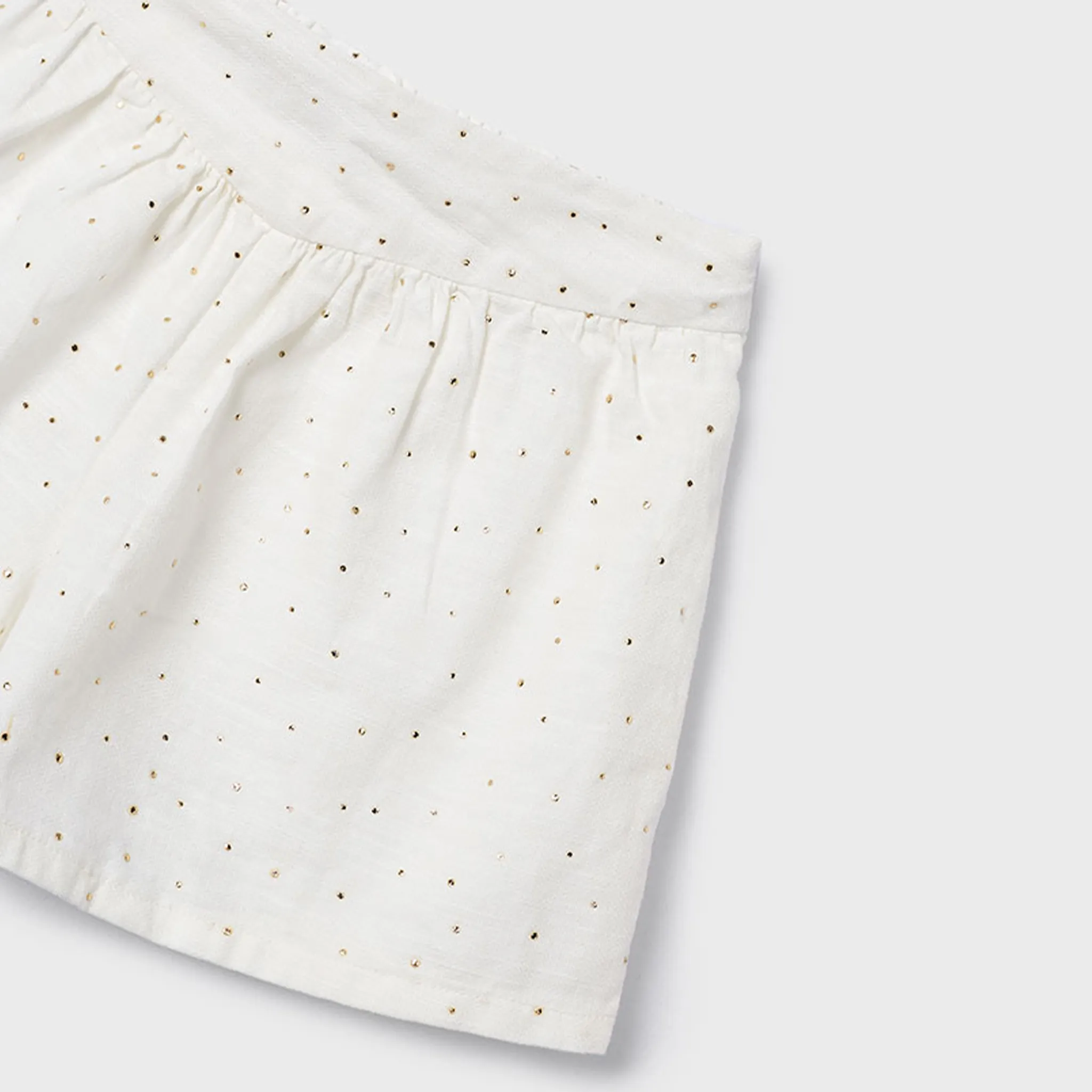 Collared Gold Dot Top and Bottom Set