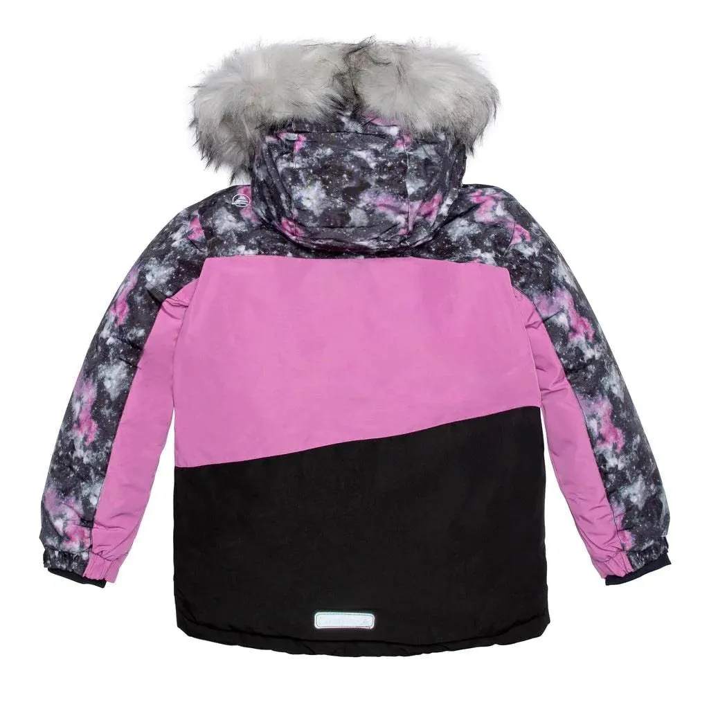 Conifere Billow Charm Girls Snowsuit Set - Purple - (Size 7) Babykids Conifere