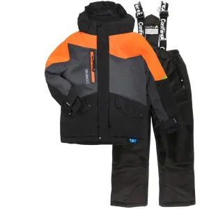 Conifere Boys Drill Snowsuit Set - Orange Babykids Conifere