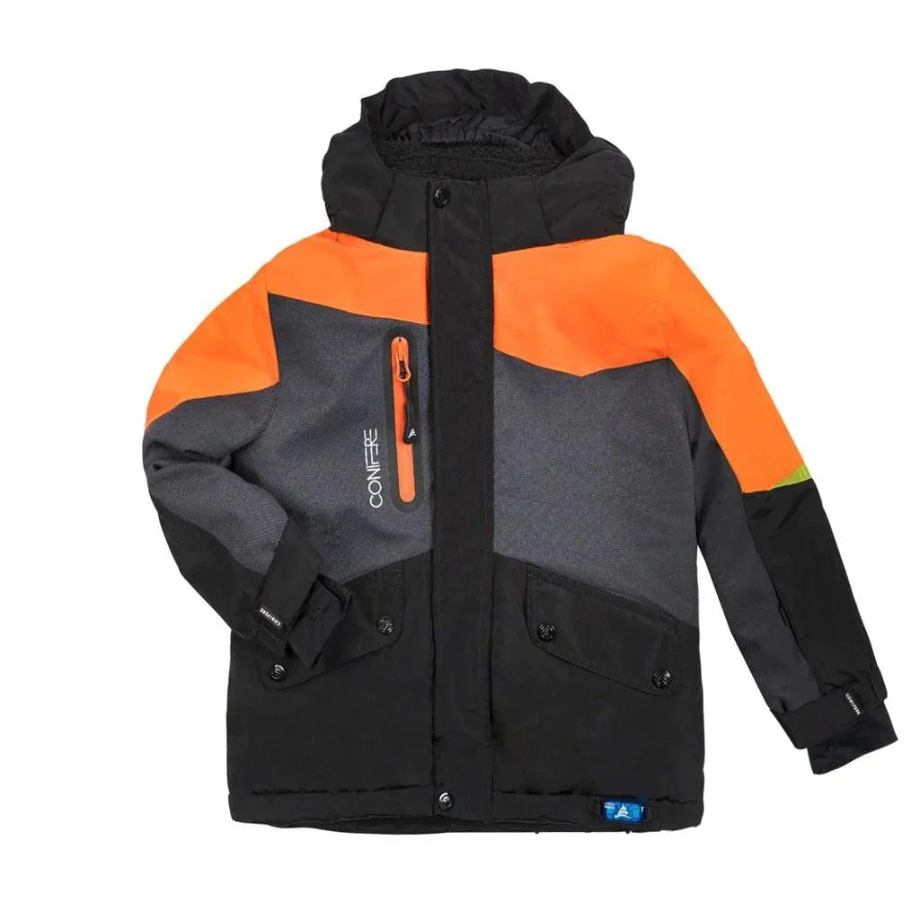 Conifere Boys Drill Snowsuit Set - Orange Babykids Conifere